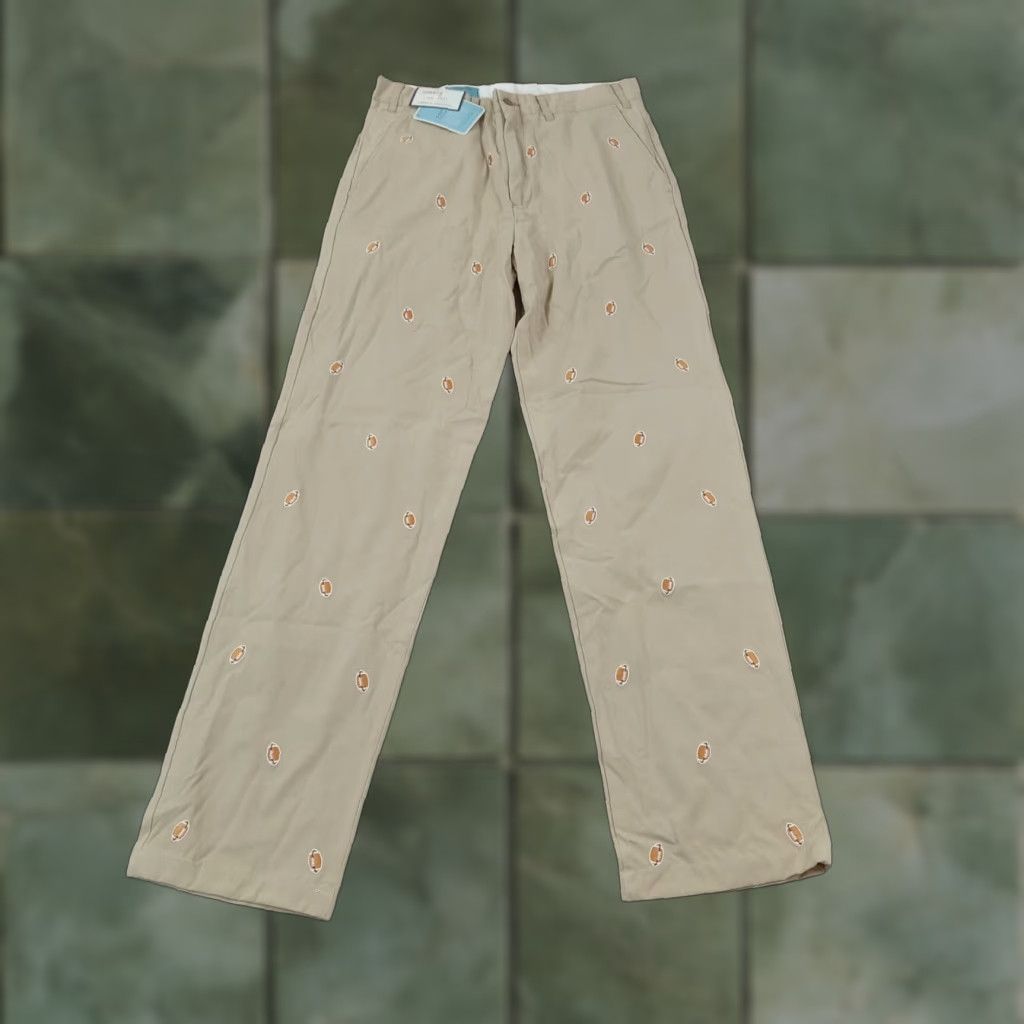 Vintage Castaway Mens 32x32 Beige Chino Pants Straight Leg Casual Football Style Size US 32 / EU 48 - 1 Thumbnail