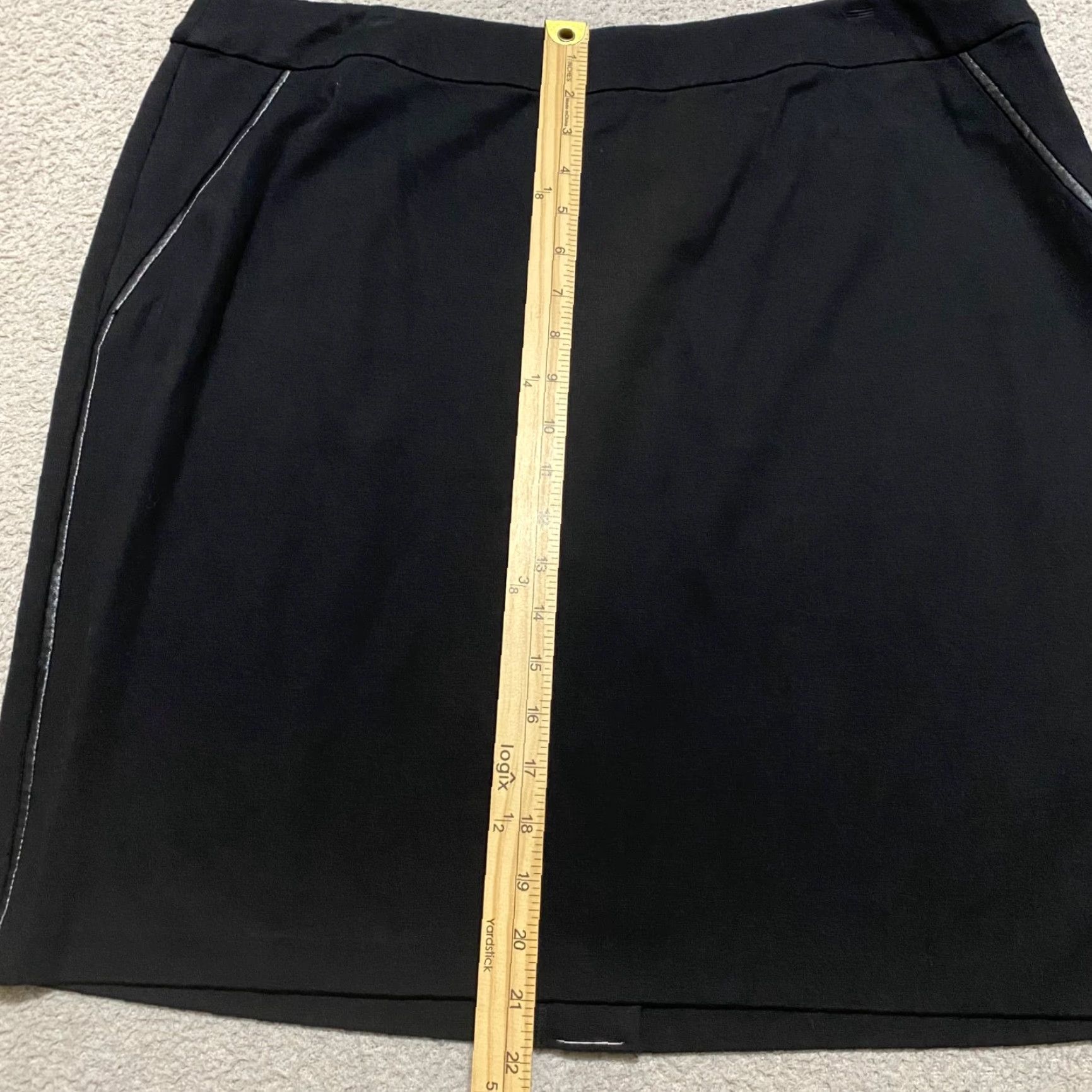 Talbots Talbots Skirt 16W Black Knee Length Straight Pencil Womens Plus NWT Size 38" / US 16 / IT 52 - 5 Thumbnail