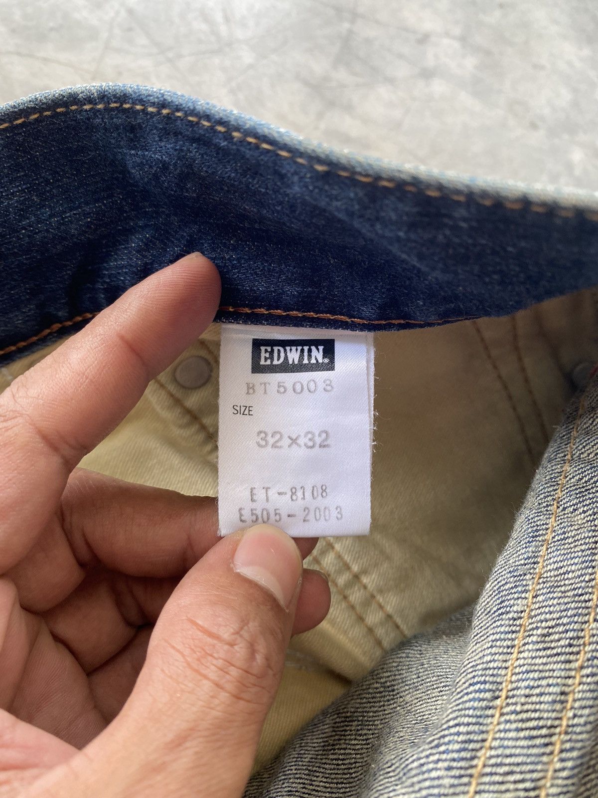 Edwin × Japanese Brand Baggy Jeans Vintage Edwin 503 Distressed Size US 34 / EU 50 - 11 Thumbnail