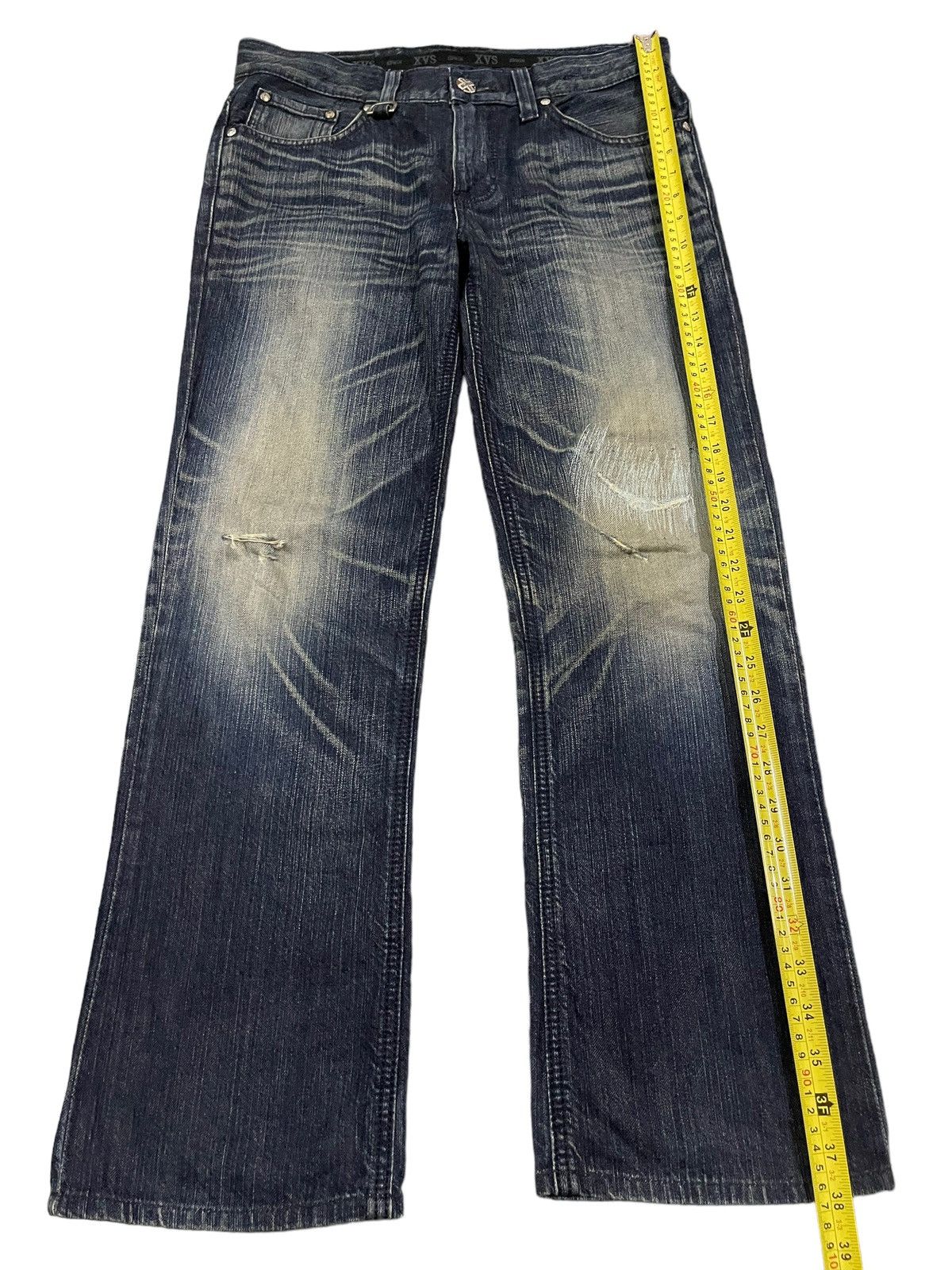 Edwin Exclusive Vintage Edwin XVS Blue Wash Style Baggy Jeans Size US 32 / EU 48 - 12 Thumbnail