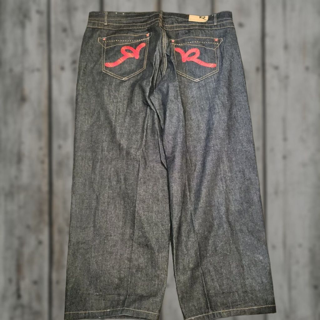 Rocawear VINTAGE Rocawear Wide-Leg Jeans 90s Skater Grunge Hip Hop 5-Pocket Denim Black 48 Mens Size US 32 / EU 48 - 1 Thumbnail