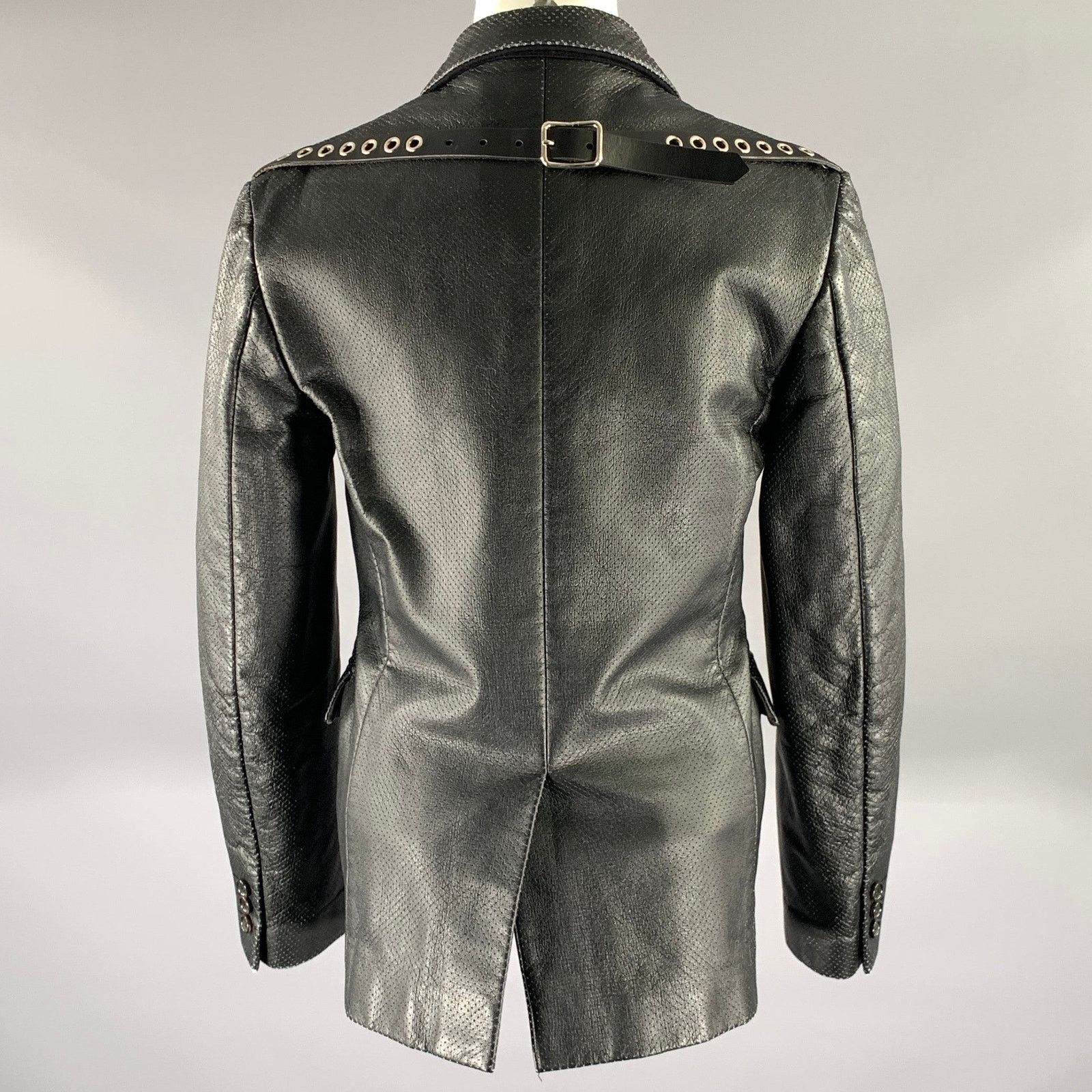 Comme des Garcons COMME des GARCONS Size S Black Nylon / Polyurethane Jacket Size 34S - 4 Thumbnail