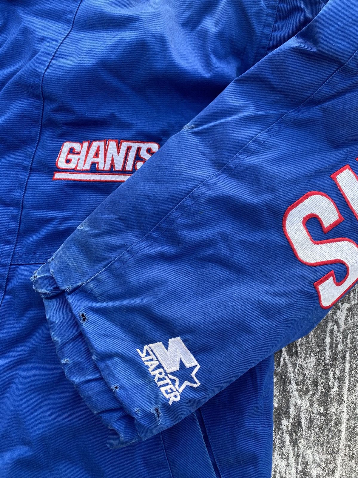 Starter Vintage jacket NY Giants NFL Size US L / EU 52-54 / 3 - 4 Thumbnail