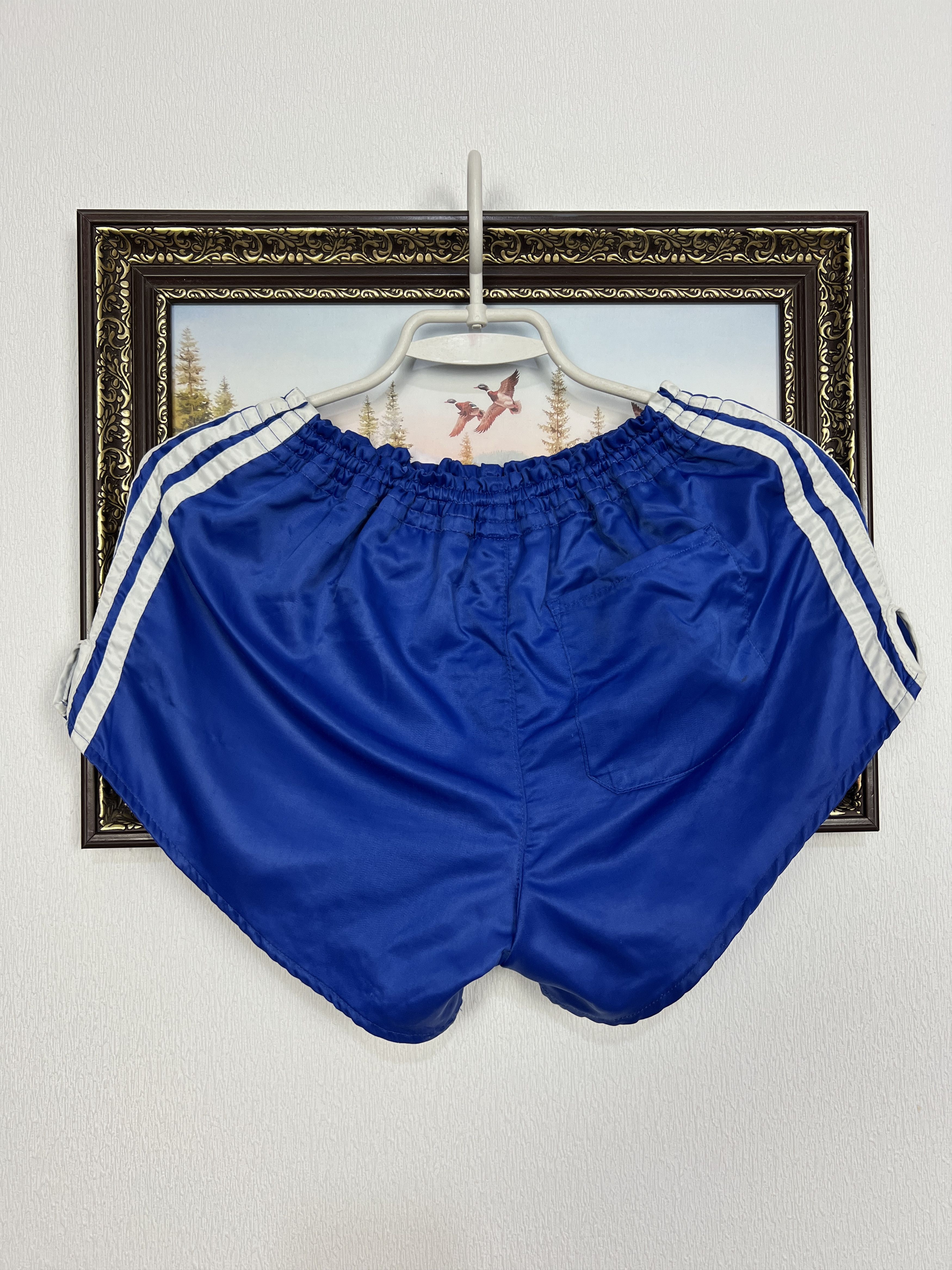 Adidas Vintage 90's Nylon Run Athletic Shorts Sport Hype Rare Size US 34 / EU 50 - 9 Thumbnail