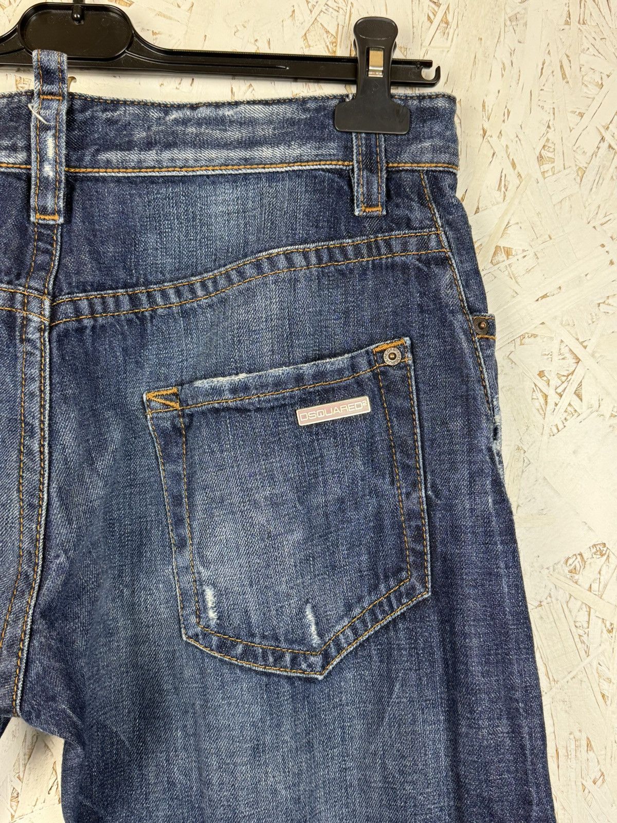 Dsquared2 Vintage Dsquared2 Indigo Distressed Blue Slim Fit Jeans 48 Size US 32 / EU 48 - 8 Thumbnail