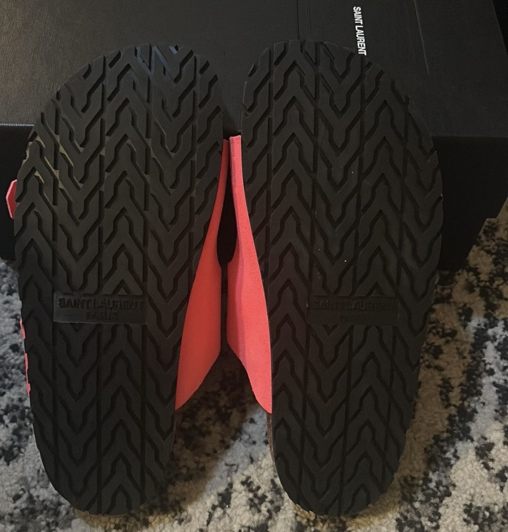 Saint Laurent Paris Saint Laurent Jimmy Buckle Flat Sandals in Suede size 37 Size US 7 / IT 37 - 3 Thumbnail