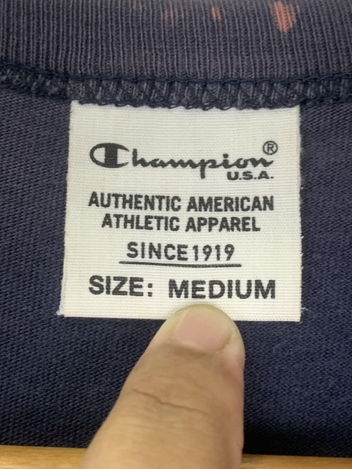 Champion × Vintage Vintage Champion Tie dye Tee Size US M / EU 48-50 / 2 - 11 Thumbnail