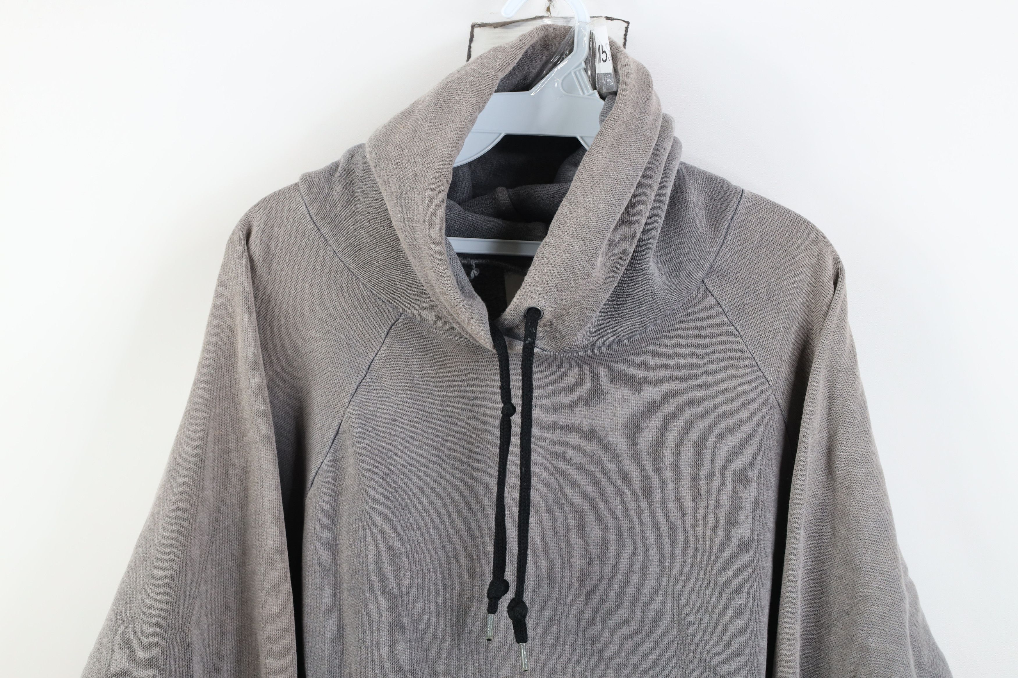 Vintage Vintage 70s Streetwear Blank Boxy Fit Hoodie Sweatshirt USA Size L / US 10 / IT 46 - 2 Thumbnail