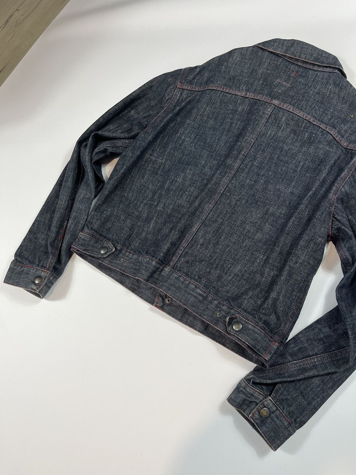 Dolce & Gabbana × Vintage Vintage Dolce Gabbana denim jacket raw made in Italy Size XL / US 12-14 / IT 48-50 - 12 Thumbnail