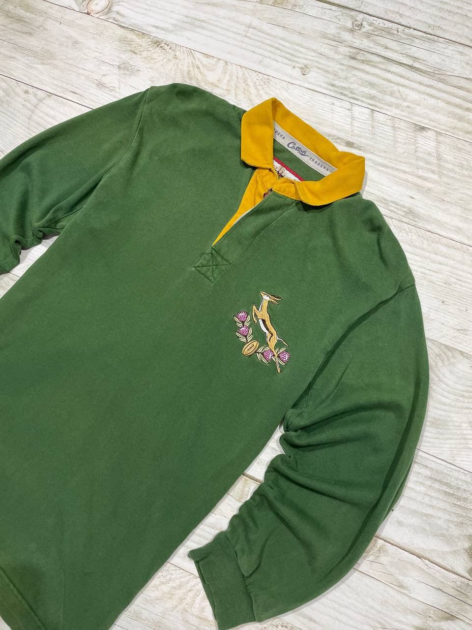 Cotton Traders Vintage Cotton Traders Rugby South Africa Long Sleeve Faded Size US S / EU 44-46 / 1 - 3 Thumbnail