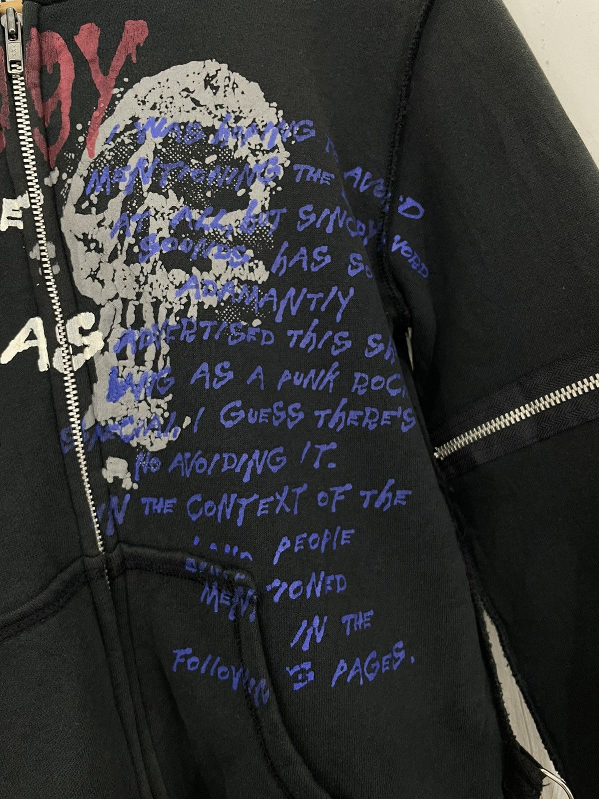 Japanese Brand Clash Music Chronology Poem Y2K Seditionaries Punk Design Size US S / EU 44-46 / 1 - 8 Thumbnail