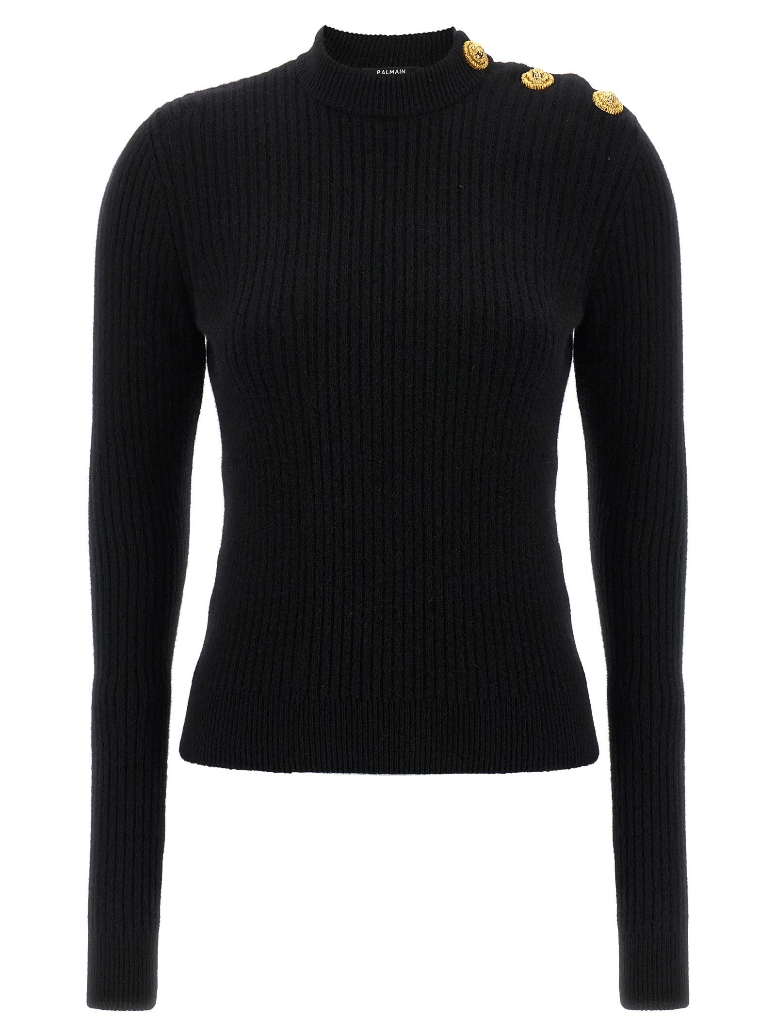 Balmain Ribbed Sweater Size S / US 4 / IT 40 - 1 Thumbnail