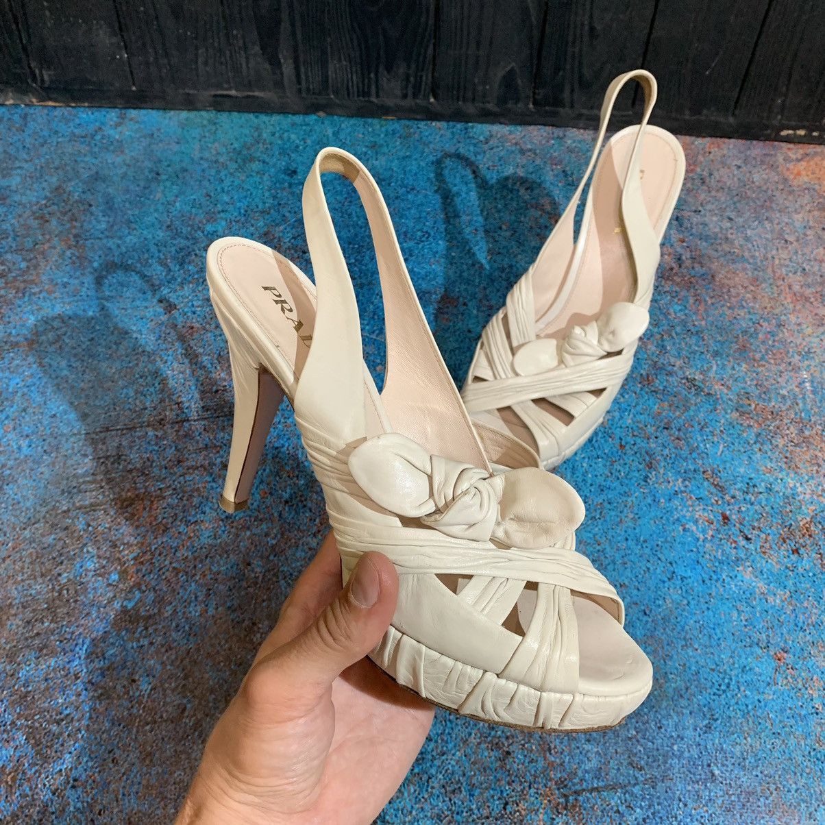 Prada Prada Leather Heels Size 38 Size US 8 / IT 38 - 16 Thumbnail
