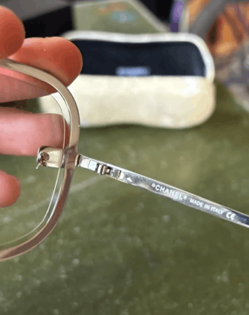 Chanel CHANEL SUNGLASSES 4031 LOGO CC Wrap Metal Vintage 4017 Size ONE SIZE - 5 Thumbnail
