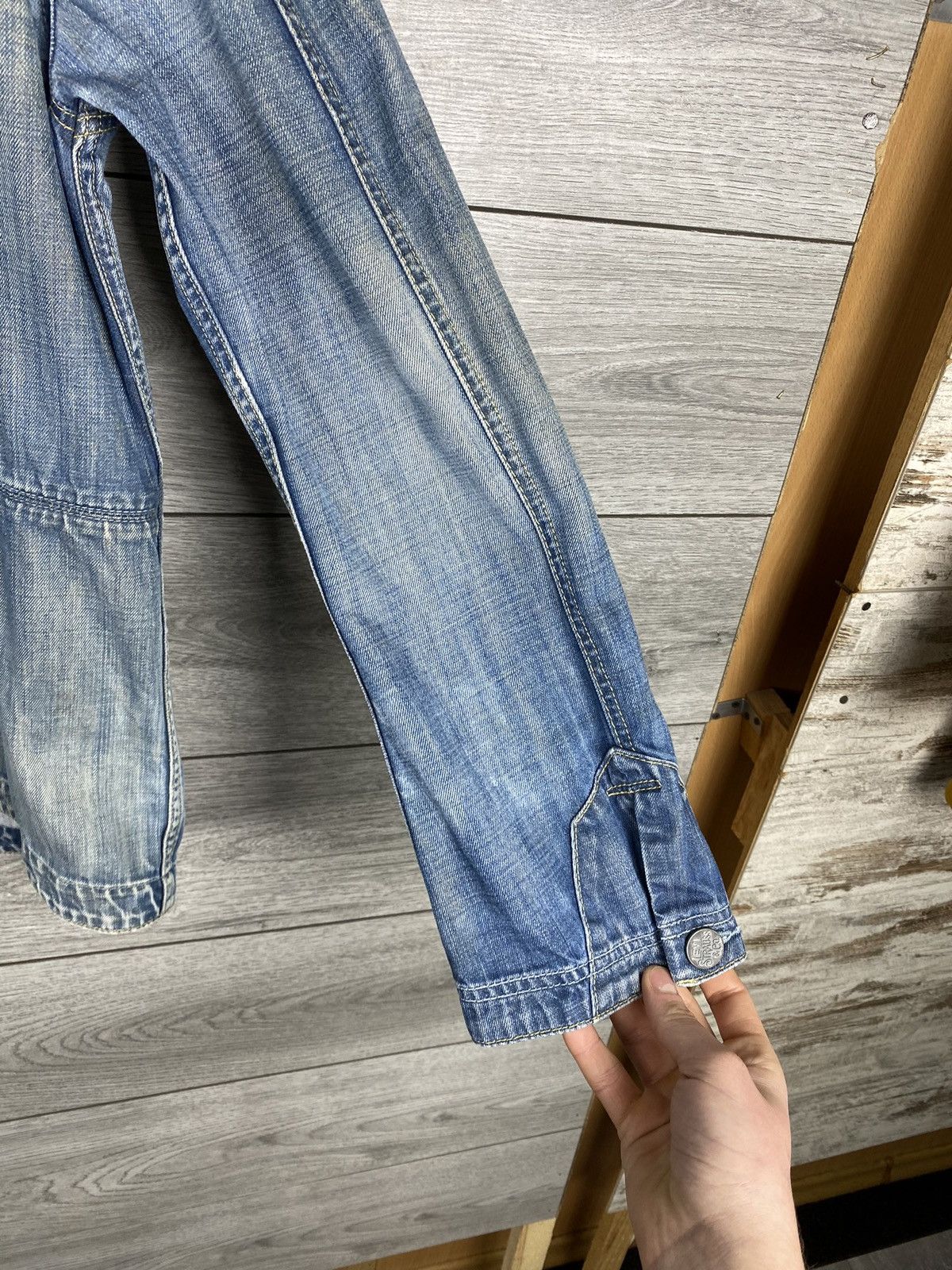 Levi's Mens Vintage Levis Denim Jacket 80s Made in USA Size US L / EU 52-54 / 3 - 19 Thumbnail