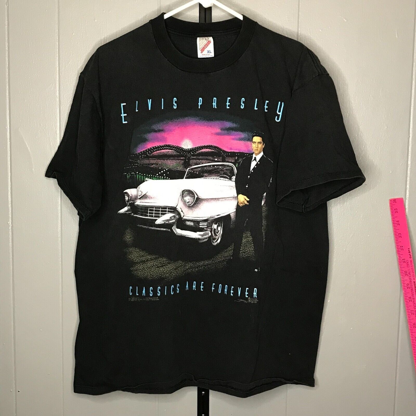 Jerzees × Vintage Vintage Elvis Presley Kenny Chesney TEST PRINT Rare Print XL Size US XL / EU 56 / 4 - 2 Thumbnail
