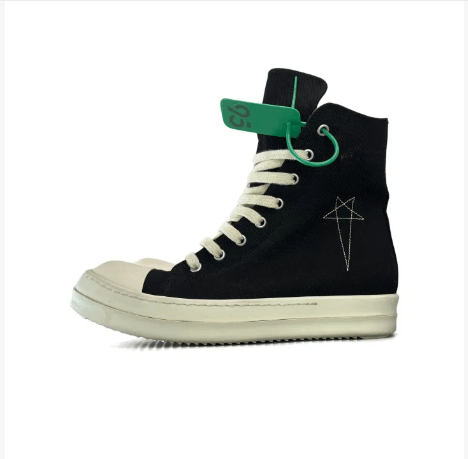 Rick Owens Drkshdw Rick Owens DRKSHDW Black High Top Sneakers Women's Size 38.5 Size US 8.5 / IT 38.5 - 13 Thumbnail