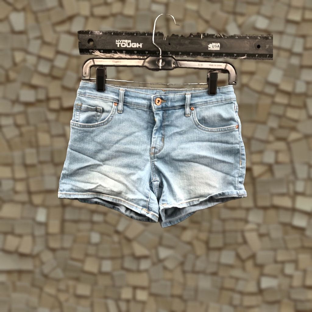 Jessica Simpson Jessica Simpson Boyfriend Shorts Womens Size 2 Mid Rise Medium Wash Blue Denim Cotton 5-Pocket Design Regular Women Slim Fit? Size 26" / US 2 / IT 38 - 1 Thumbnail
