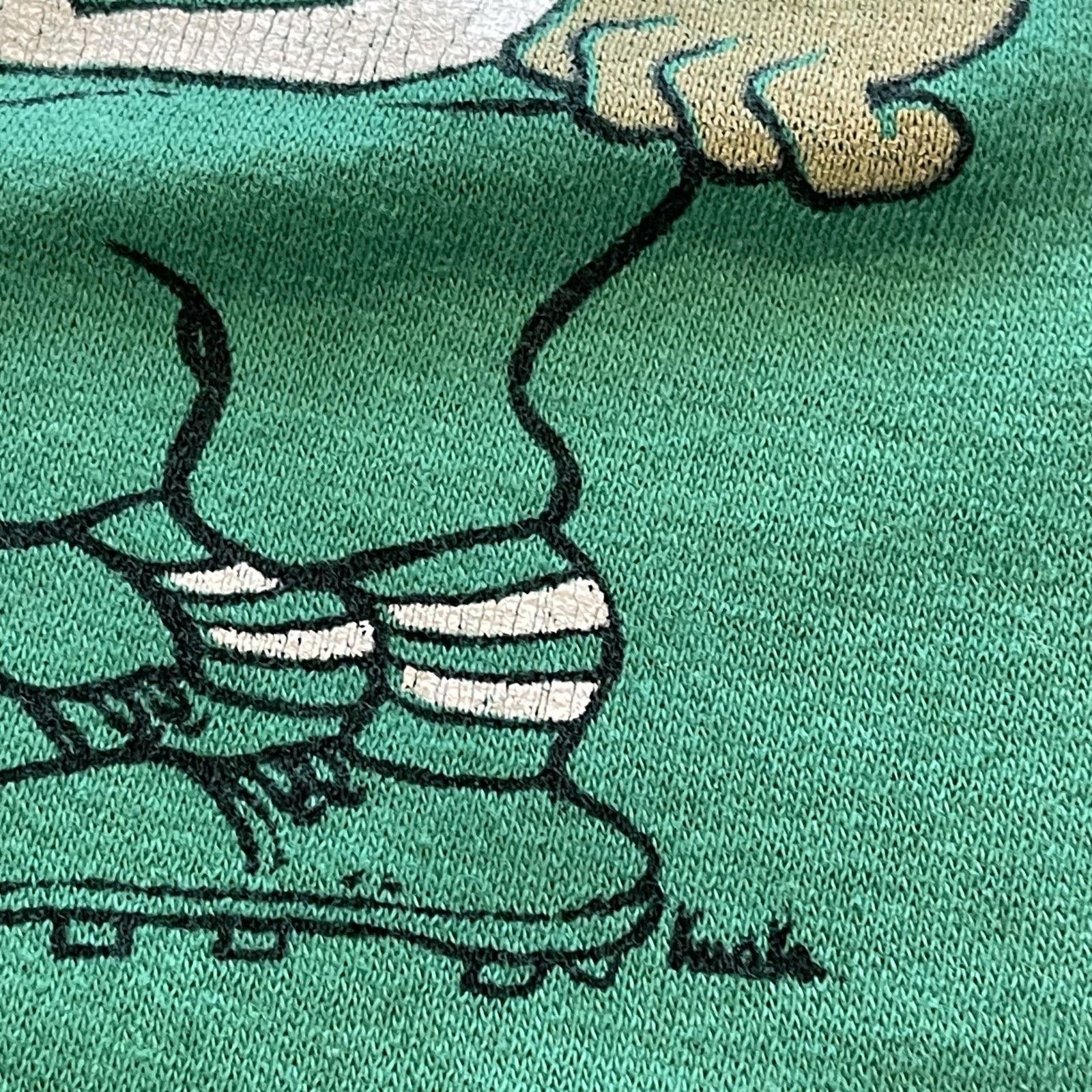 Vintage Vtg Big Mean Green Machine Shirt Mens Large Cartoon Football Size US L / EU 52-54 / 3 - 8 Thumbnail