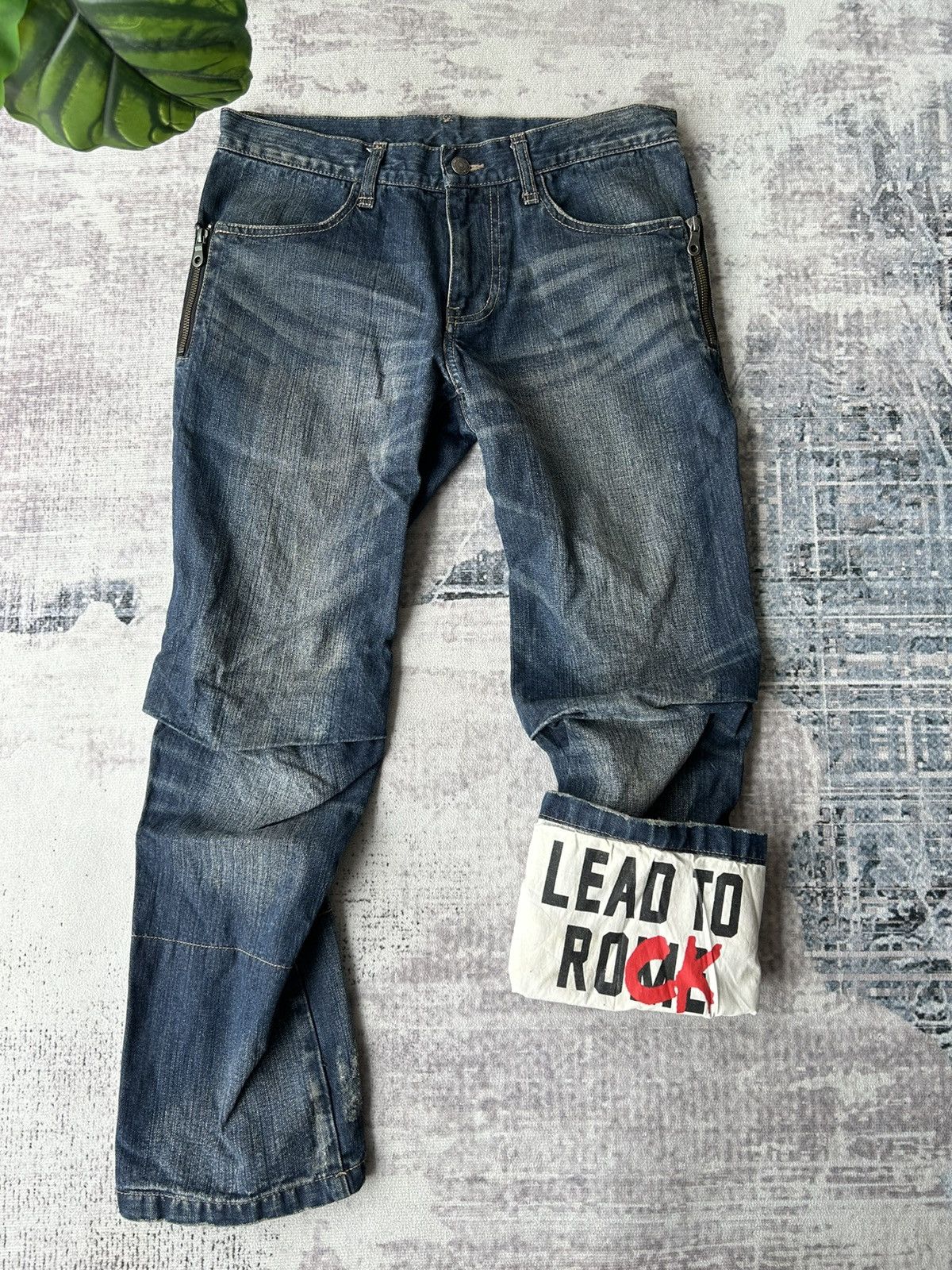 PPFM RARE❗️Lead To Rock Punk Style Design By Ppfm Size US 31 - 4 Thumbnail