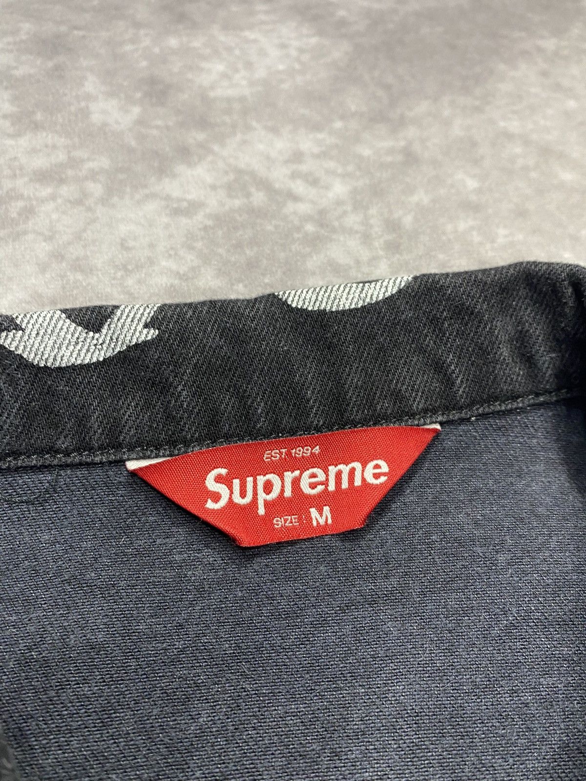Supreme Supreme Dark Ark Denim Trucker Jacket (FW20) Size US M / EU 48-50 / 2 - 6 Thumbnail