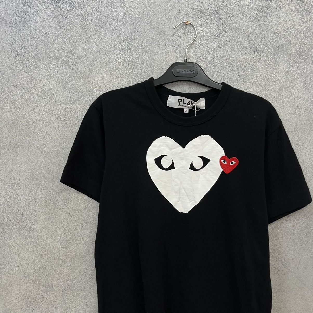 Comme des Garcons PLAY Comme des Garçons PLAY T-shirt Big Double Heart Logo Size US S / EU 44-46 / 1 - 3 Thumbnail