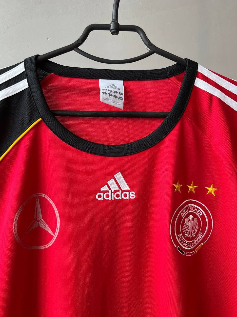 Adidas 2006/8 GERMANY ADIDAS AWAY SOCCER JERSEY FOOTBALL SHIRT RARE Size US XL / EU 56 / 4 - 6 Thumbnail