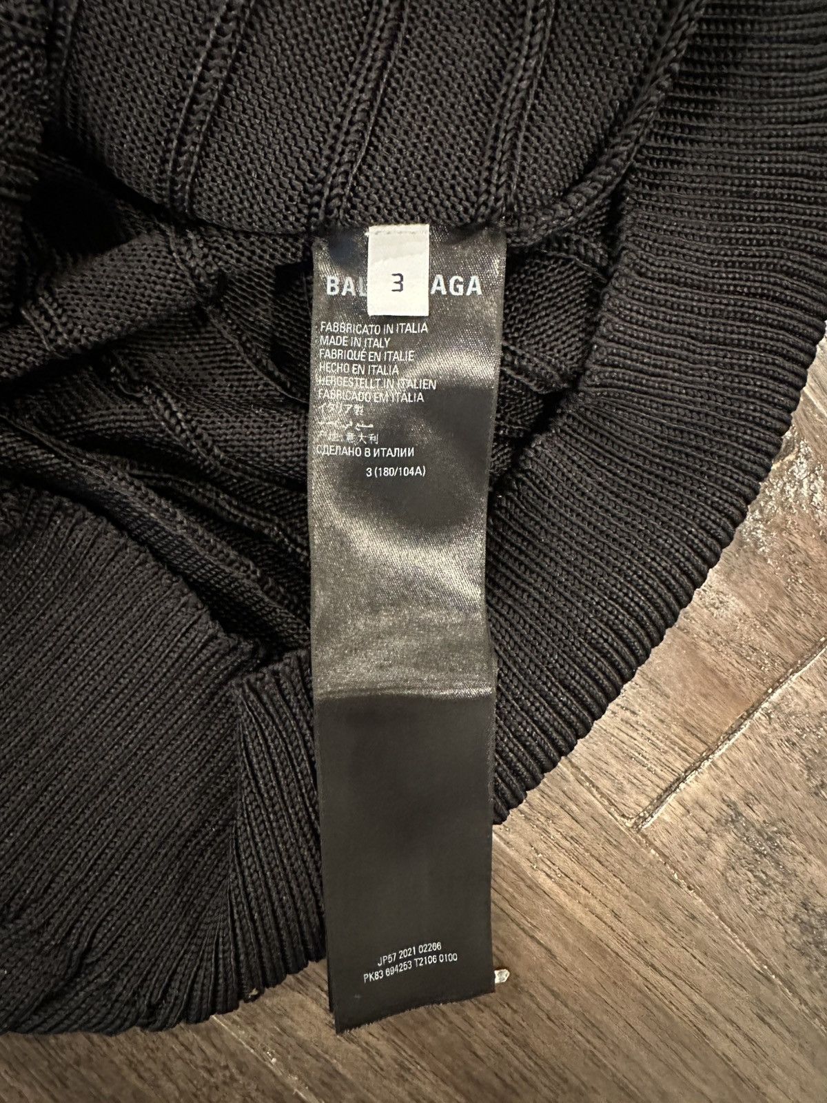 Balenciaga Balenciaga Silk Ribs Knit Size US L / EU 52-54 / 3 - 6 Thumbnail