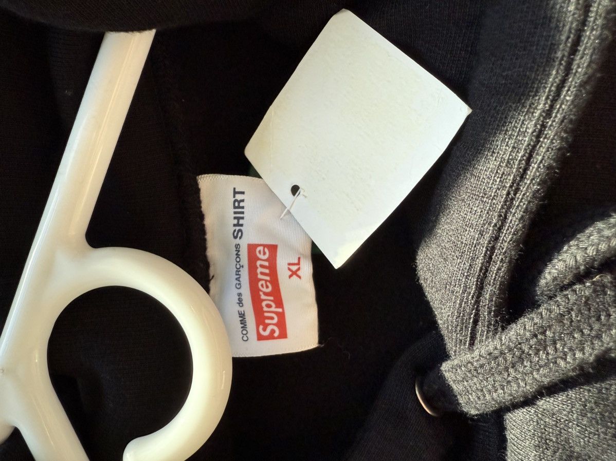 Comme des Garcons × Supreme Supreme Comme Des Garcons SHIRT Box Logo Hooded Sweatshirt Size US XL / EU 56 / 4 - 4 Thumbnail