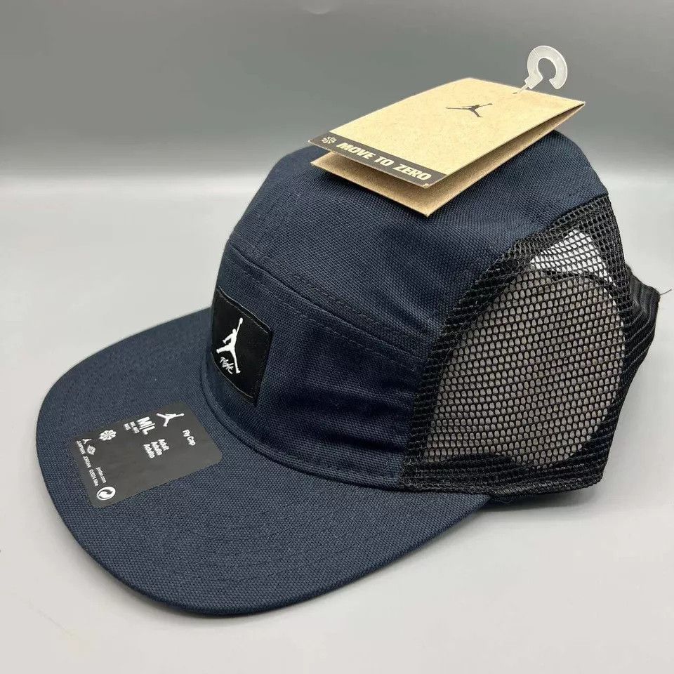 Jordan Brand Air Jordan 5 Panel Hat Men Jumpman Strap Back Fly Cap M-L Size ONE SIZE - 2 Thumbnail