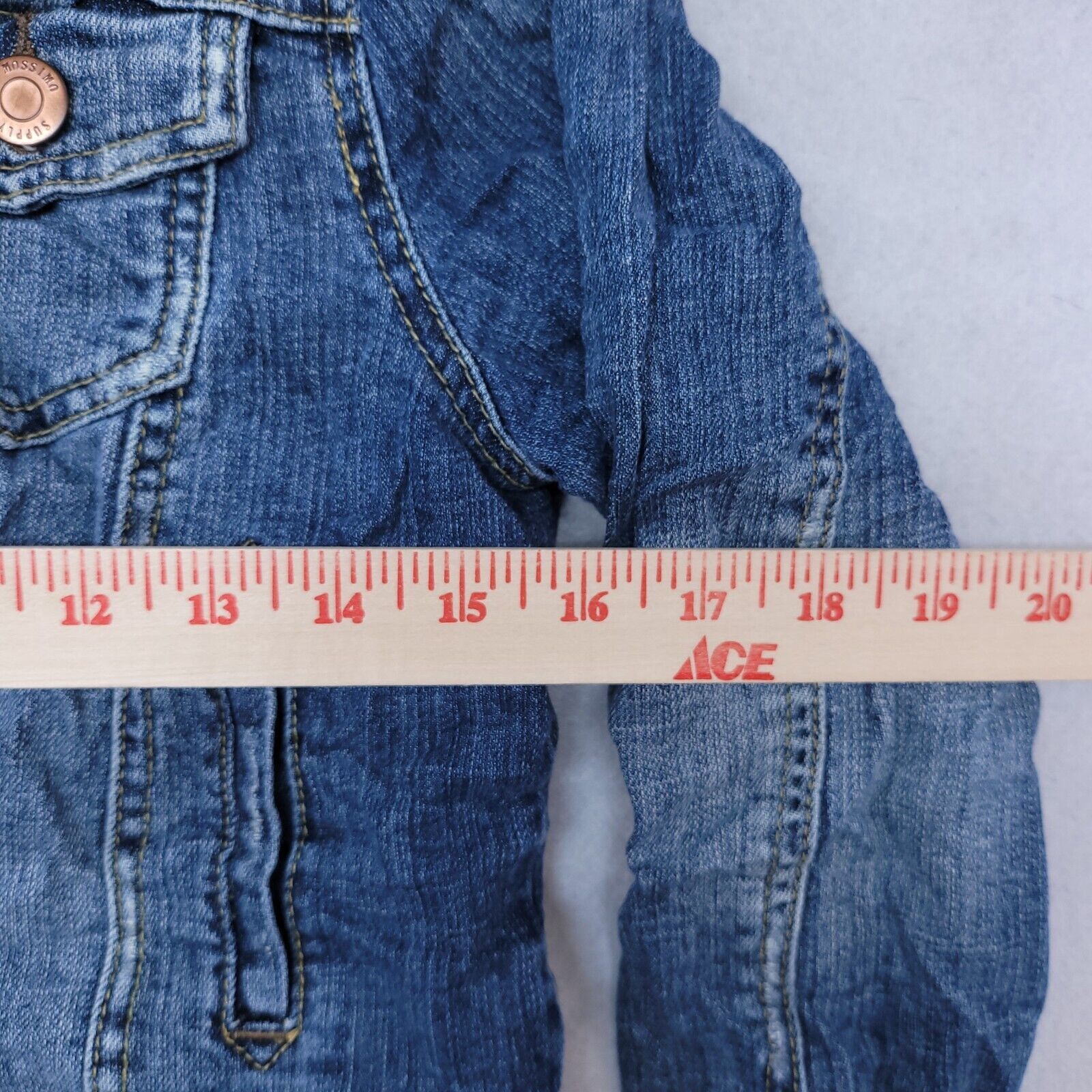Mossimo Mossimo Button Up Denim Jean Jacket Womens Size M Blue Size M / US 6-8 / IT 42-44 - 6 Thumbnail