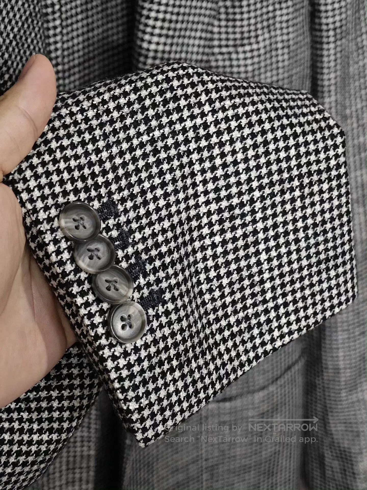 Other Italian Black and White Check Blazer. Size US M / EU 48-50 / 2 - 4 Thumbnail