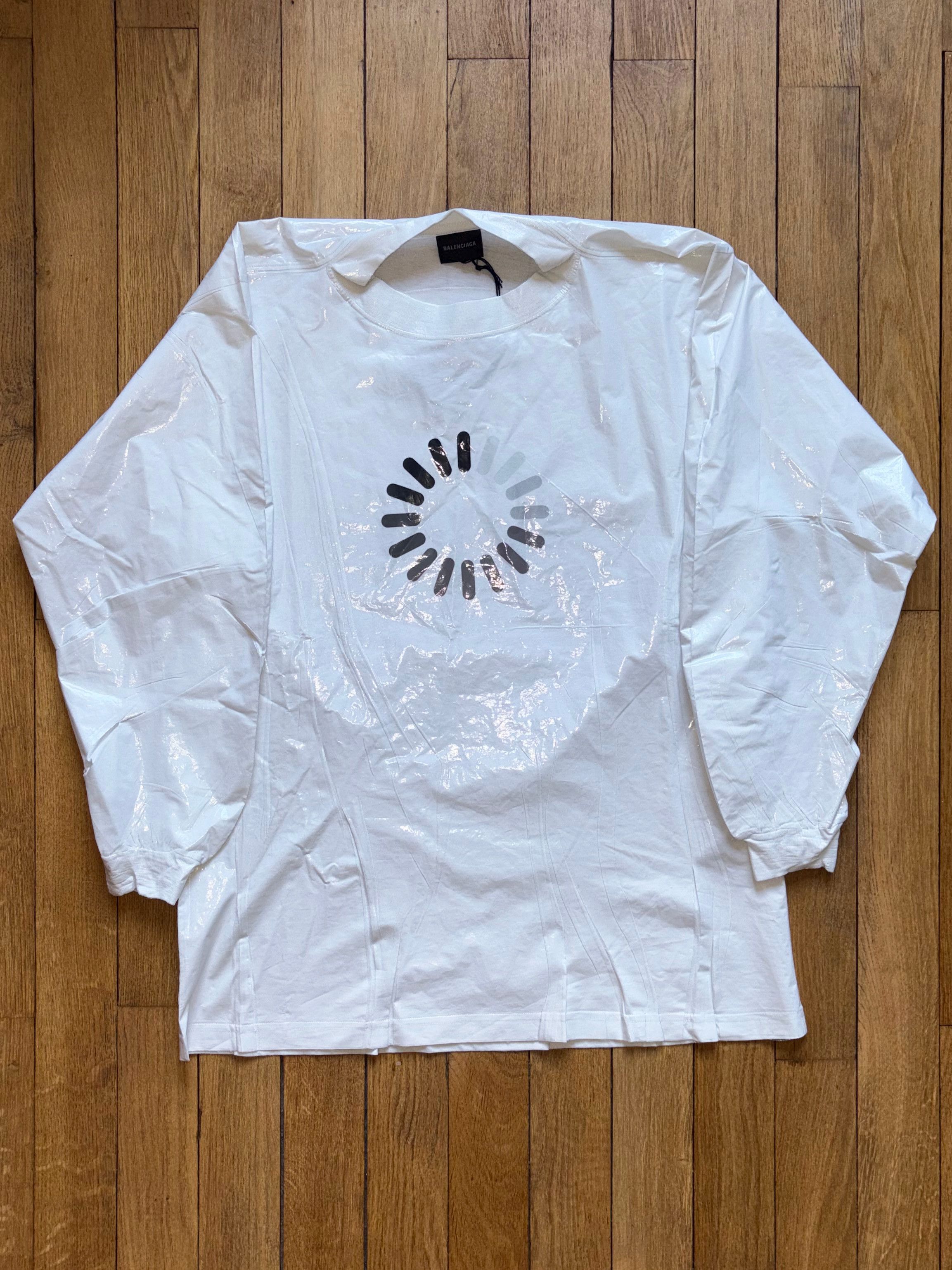 Balenciaga Balenciaga Laminated Loading Error tshirt Size S / US 4 / IT 40 - 1 Thumbnail