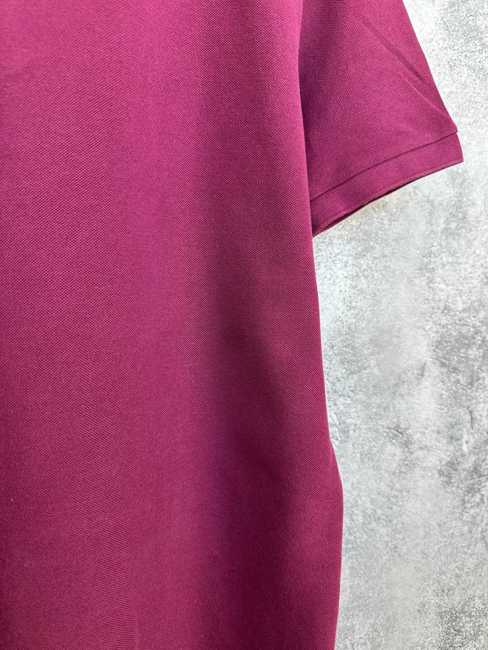 Missoni Missoni Polo Shirt Burgundy Knit Striped Collar Designer Size US L / EU 52-54 / 3 - 9 Thumbnail