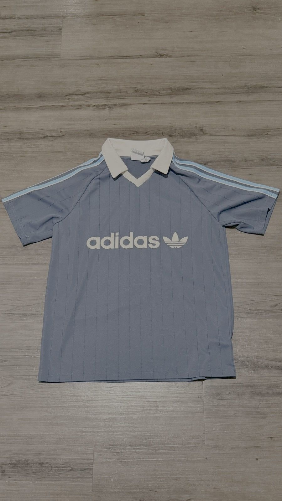 Adidas Adidas Pinstripe Polo Size US M / EU 48-50 / 2 - 1 Thumbnail