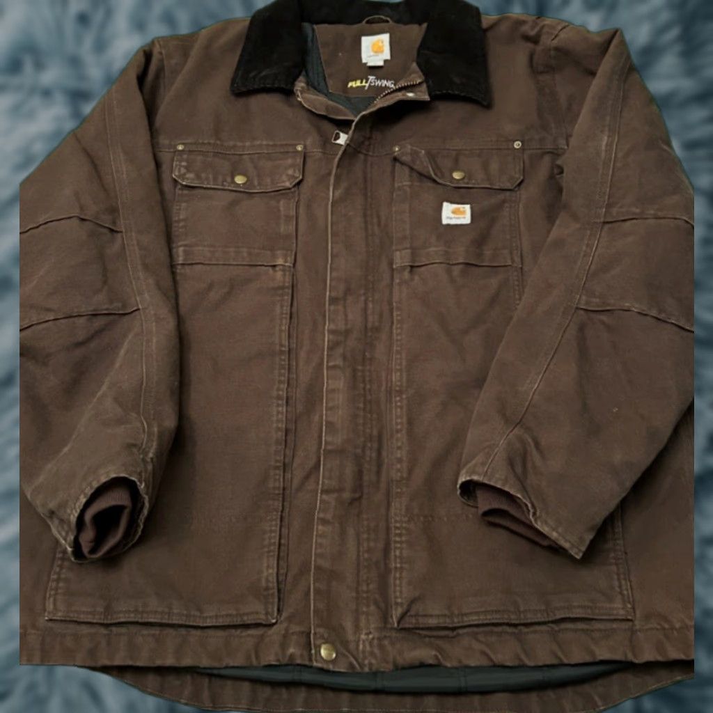 Carhartt × Vintage Carhartt Detroit Jacket J43 ONX Onyx Size XL