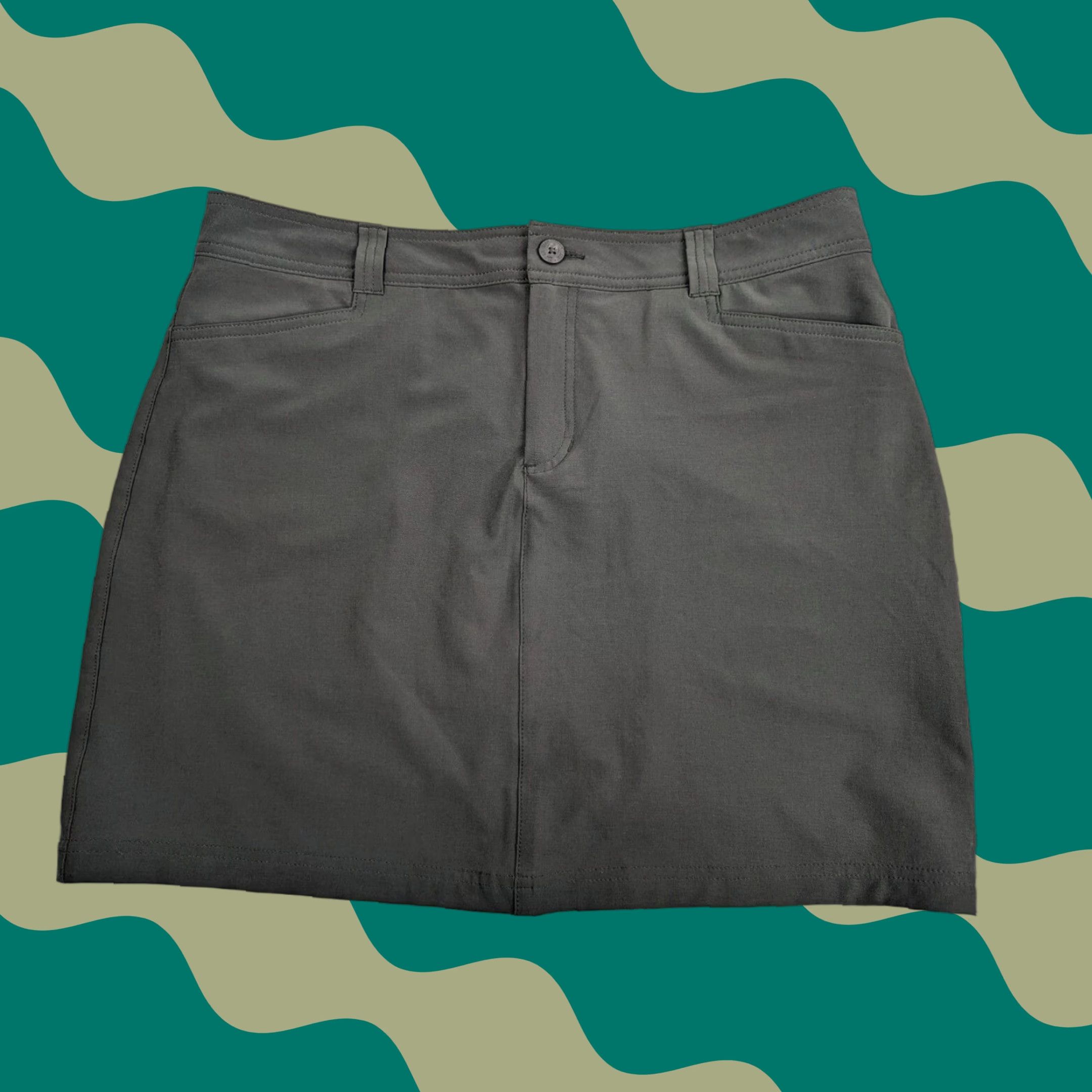 Eddie Bauer Eddie Bauer Skort Skirt Lined Under Shorts Gray 0232 Size 12 Athletic Golf Womens Skort Athleticwear Outdoor 90s? Size 34" / US 12 / IT 48 - 1 Thumbnail
