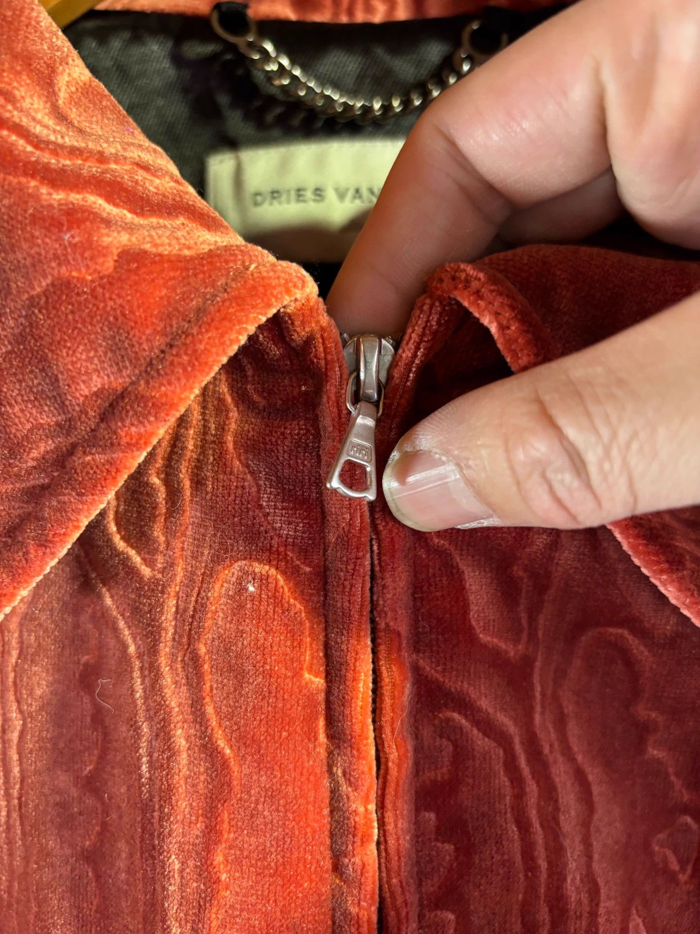 Dries Van Noten DVN Ripple Velvet Boxy Jacket Size US M / EU 48-50 / 2 - 4 Thumbnail