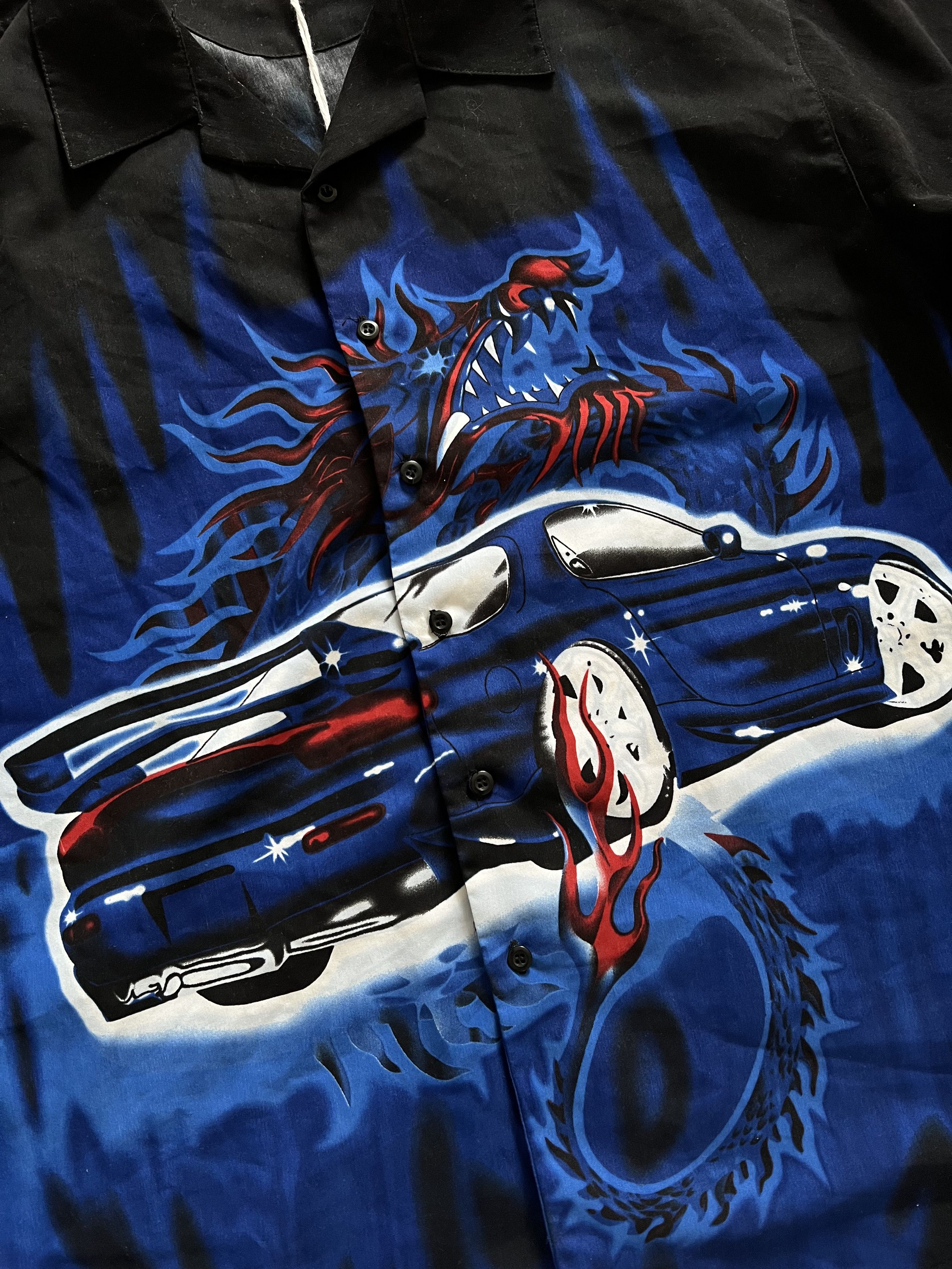 Vintage Mazda Rx7 Shirt Black Size US XL / EU 56 / 4 - 2 Thumbnail