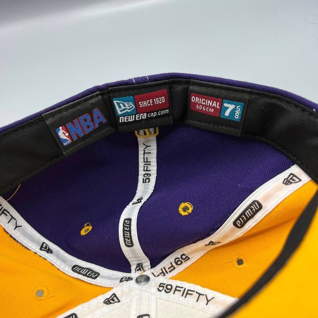 New Era Los Angeles LA Lakers Hat Men 7 5/8 Gary Payton NBA Fitted Size ONE SIZE - 6 Thumbnail