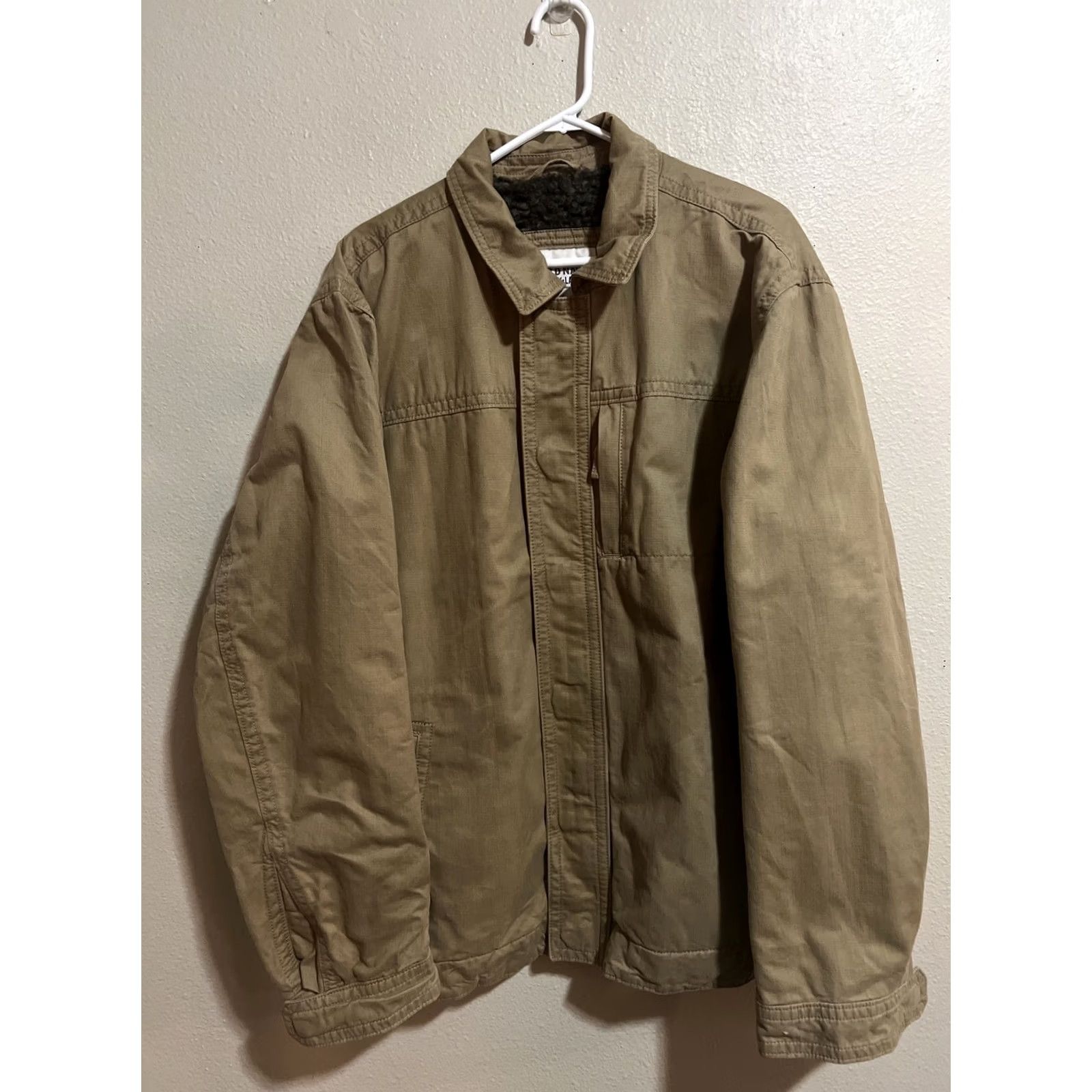 Old Navy Old Navy Men's Cozy-Lined Barn Jacket 2XL Brown Sherpa Field Jacket Casual Workwear Men Size US XXL / EU 58 / 5 - 2 Thumbnail