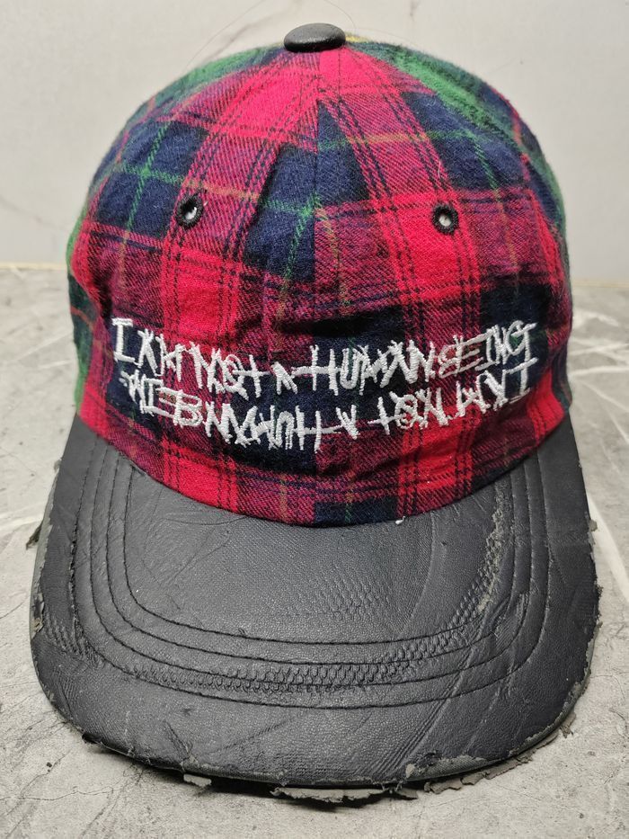 Vintage Vintage I Am Not A Human Being Rare Distressed Cap Hat Size ONE SIZE - 2 Thumbnail