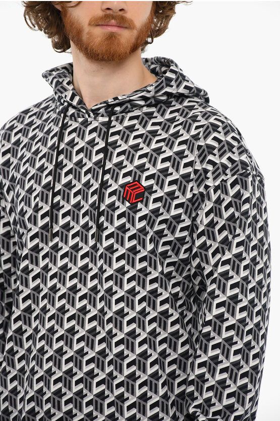 MCM og1mm0724 Embroidered Printed Cotton Hoodie in Multicolor Size US L / EU 52-54 / 3 - 3 Thumbnail
