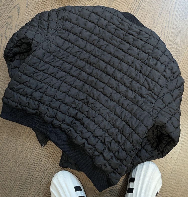 Japanese Brand × Vintage Outdoor retro y2k crinkle quilted bomber jacket Size US XL / EU 56 / 4 - 7 Thumbnail