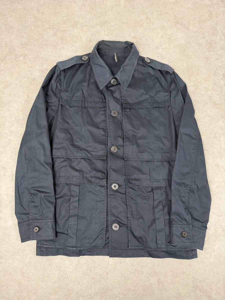 Dior AW2009 Dior Saharienne Navy Buttoned Classy Jacket Size US M / EU 48-50 / 2 - 1 Thumbnail