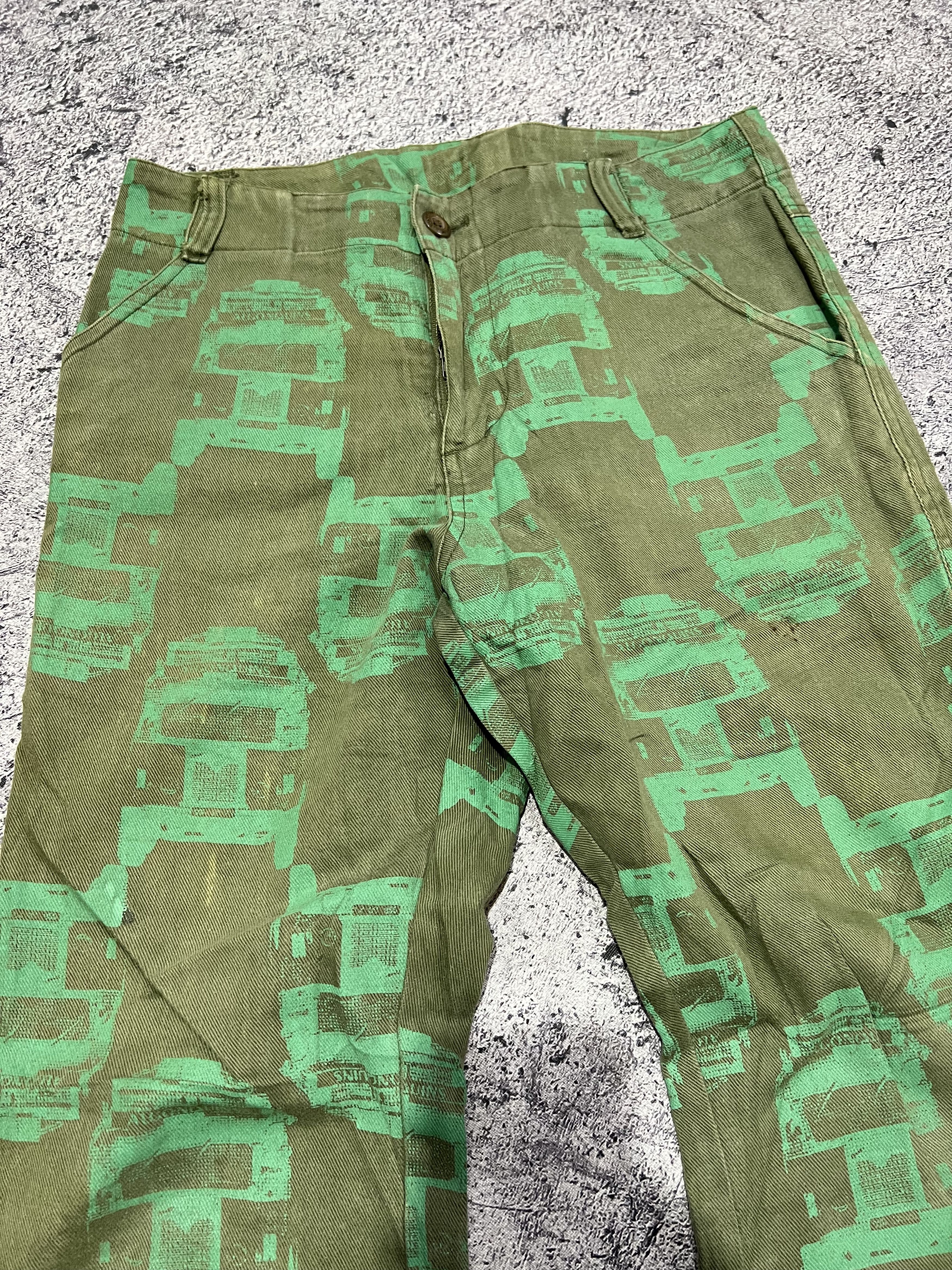 Japanese Brand 2000s Algonquins Hysteric Poem Flare Bootcut Ifsix y2k Size US 29 - 4 Thumbnail