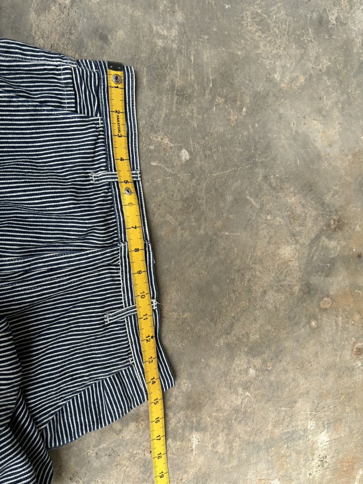 Other japanese Brand Deep Blue Stripe Pants Size US 29 - 10 Thumbnail