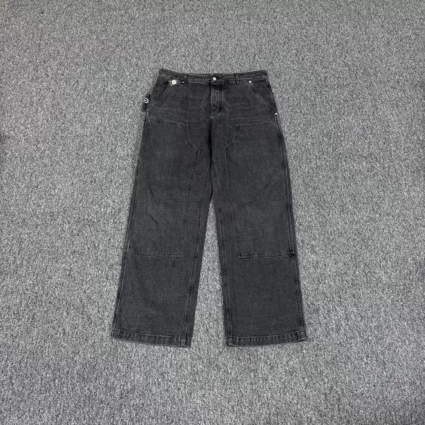 Dior Dior 26 Embroidered Logo Washed Gray Workpants 52 99 Size US 36 / EU 52 - 1 Thumbnail