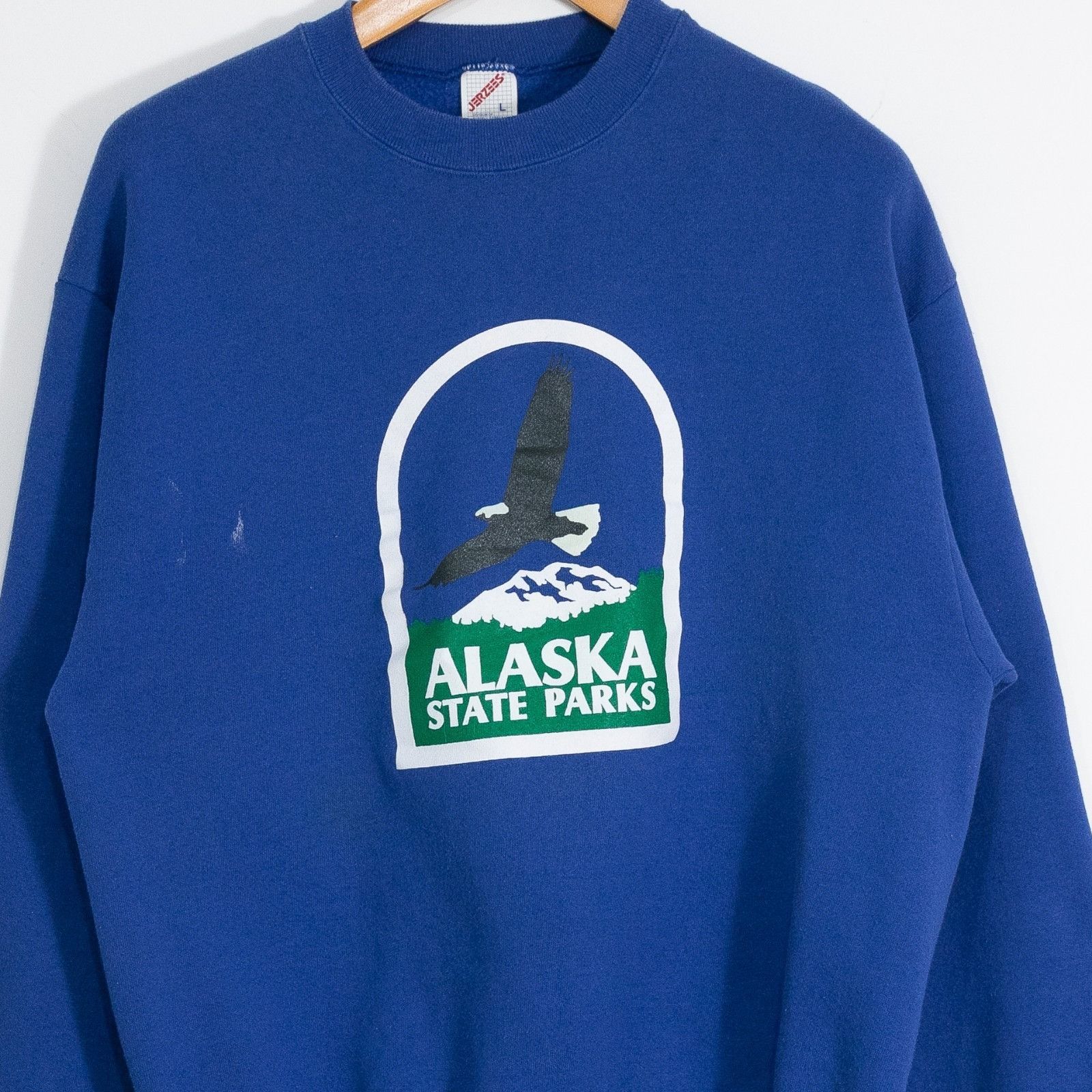 Vintage Vintage 90s Alaska State Park Sweatshirt Large Distressed Size US L / EU 52-54 / 3 - 2 Thumbnail