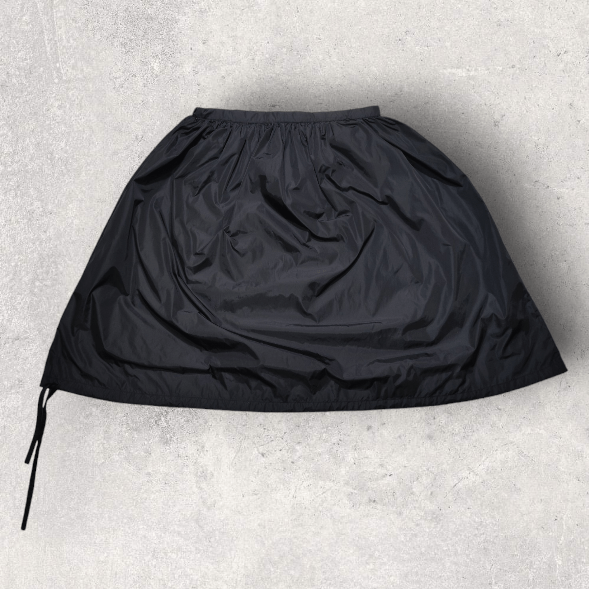Prada Prada Nylon Black Midi Skirt Size 42 Size 28" / US 6 / IT 42 - 4 Thumbnail